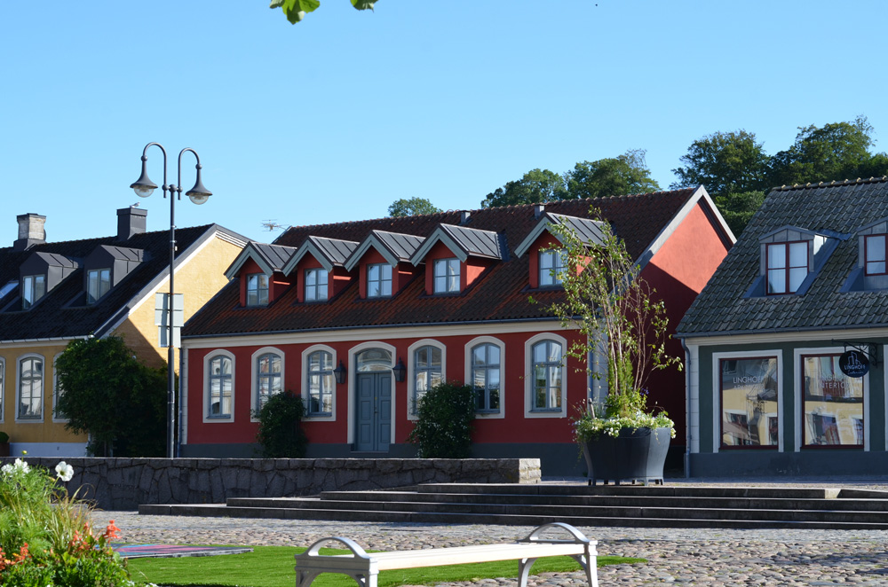 Äldre hus i Båstad